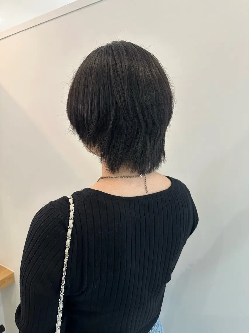 ショート カット レイヤー/ナチュラル 💐nao.のヘアスタイル