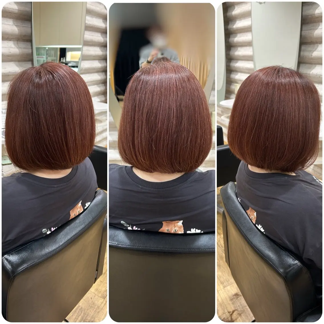 ミディアム カラー 髪質改善 カット ヘアカラー トリートメント KON｜ごまかさない 艶。酸熱×精密カットのヘアスタイル