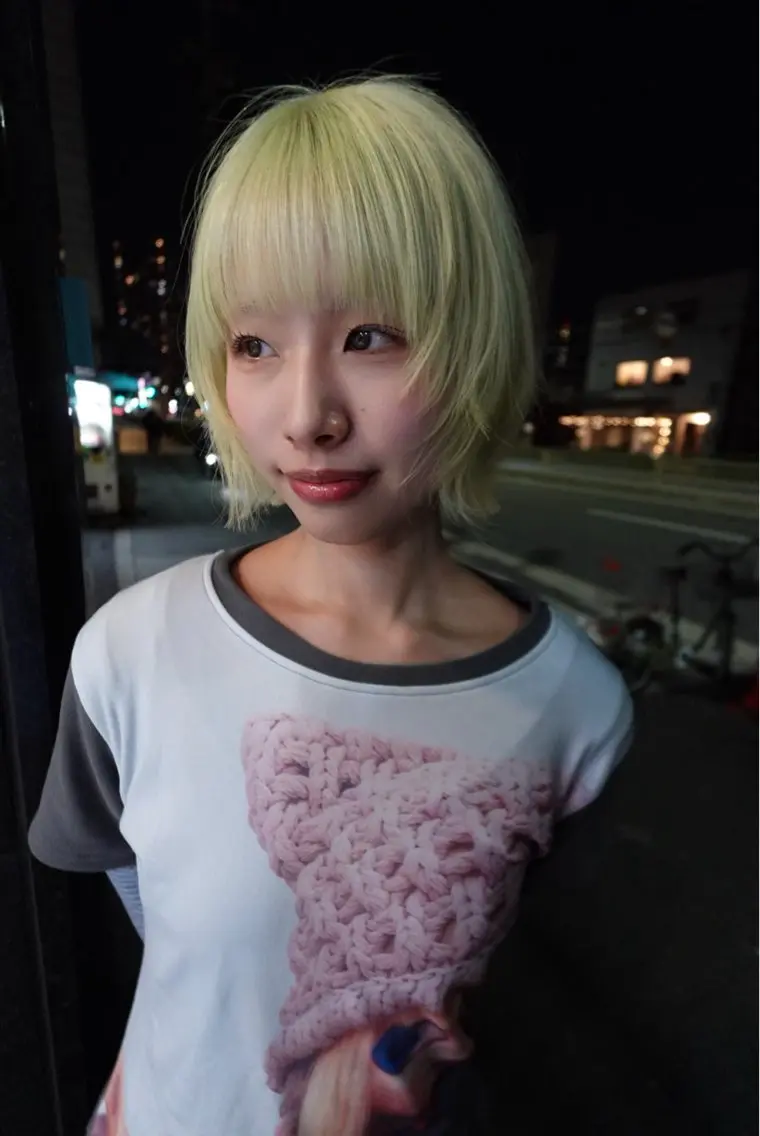 カラー ブリーチ ヘアカラー カラーモデル募集 梅田美容室/noaのヘアスタイル