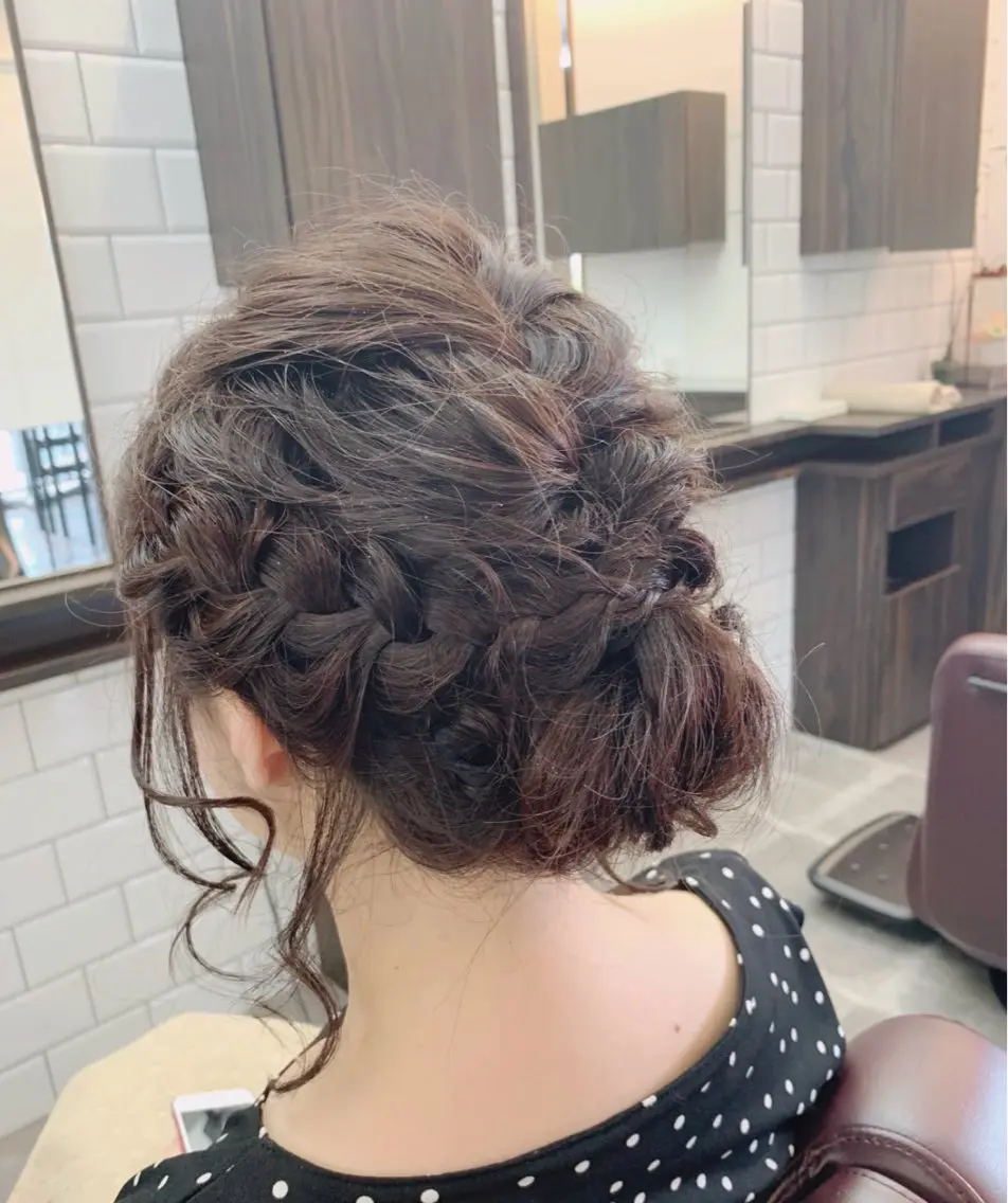 ヘアアレンジ 岡田 七海のヘアスタイル