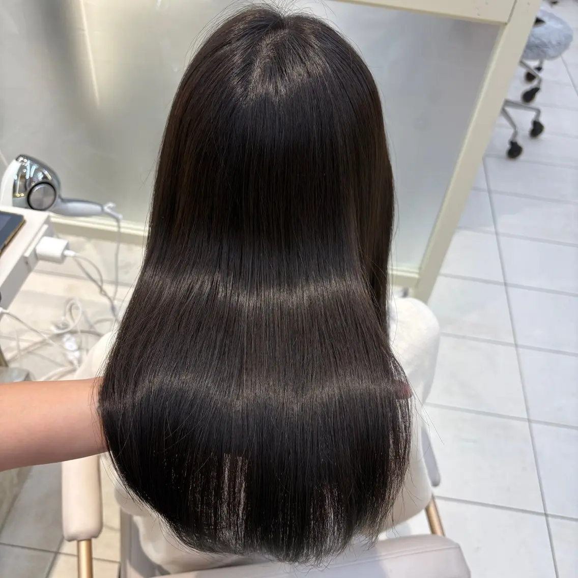 ミディアム カラー ヘアカラー トリートメント Hina🫧透明感 /上品/モテ🫧のヘアスタイル