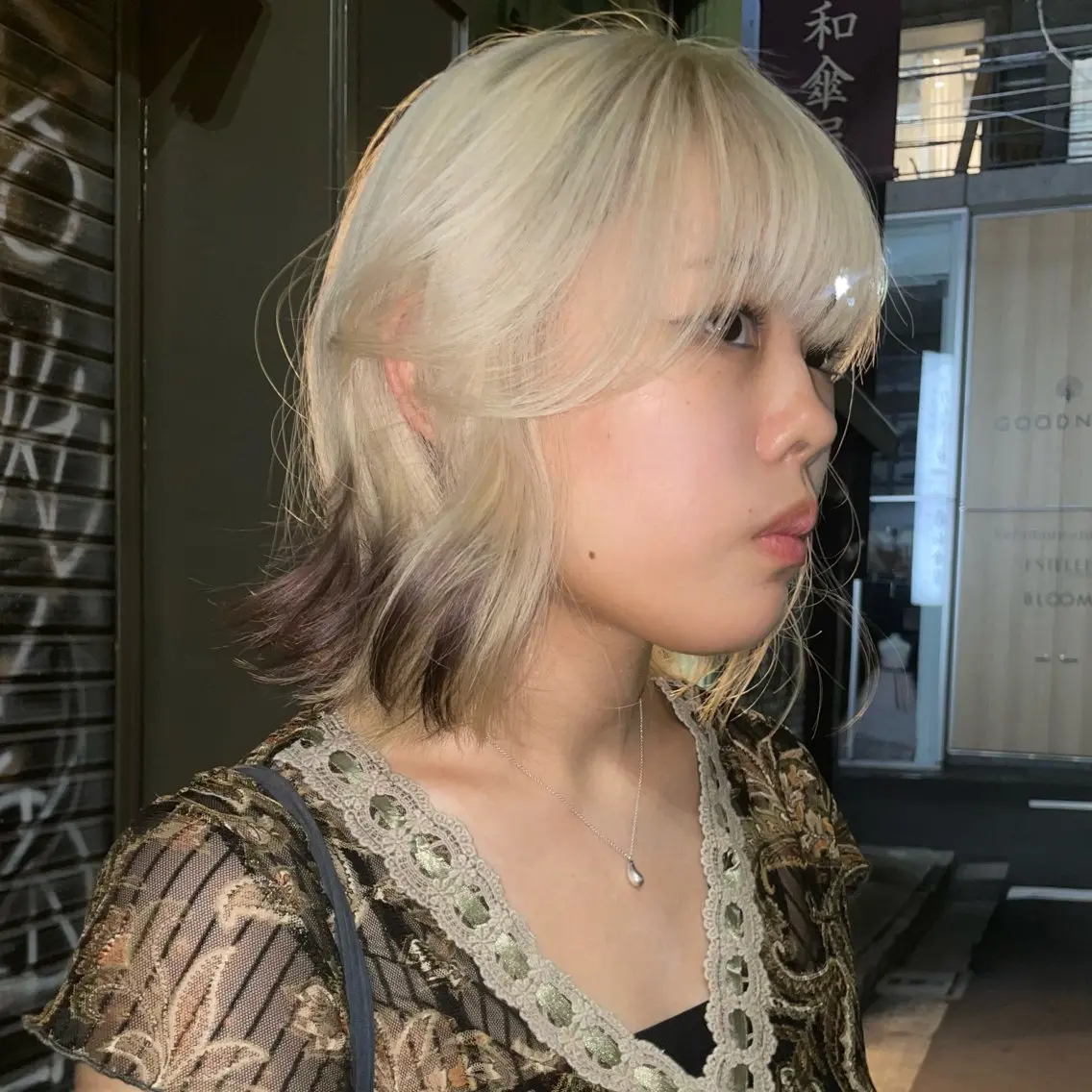 🤎ブリーチデザインカラー🤎裾カラー/ルーツカラー/ランダムカラー【原宿/渋谷/表参道】の写真