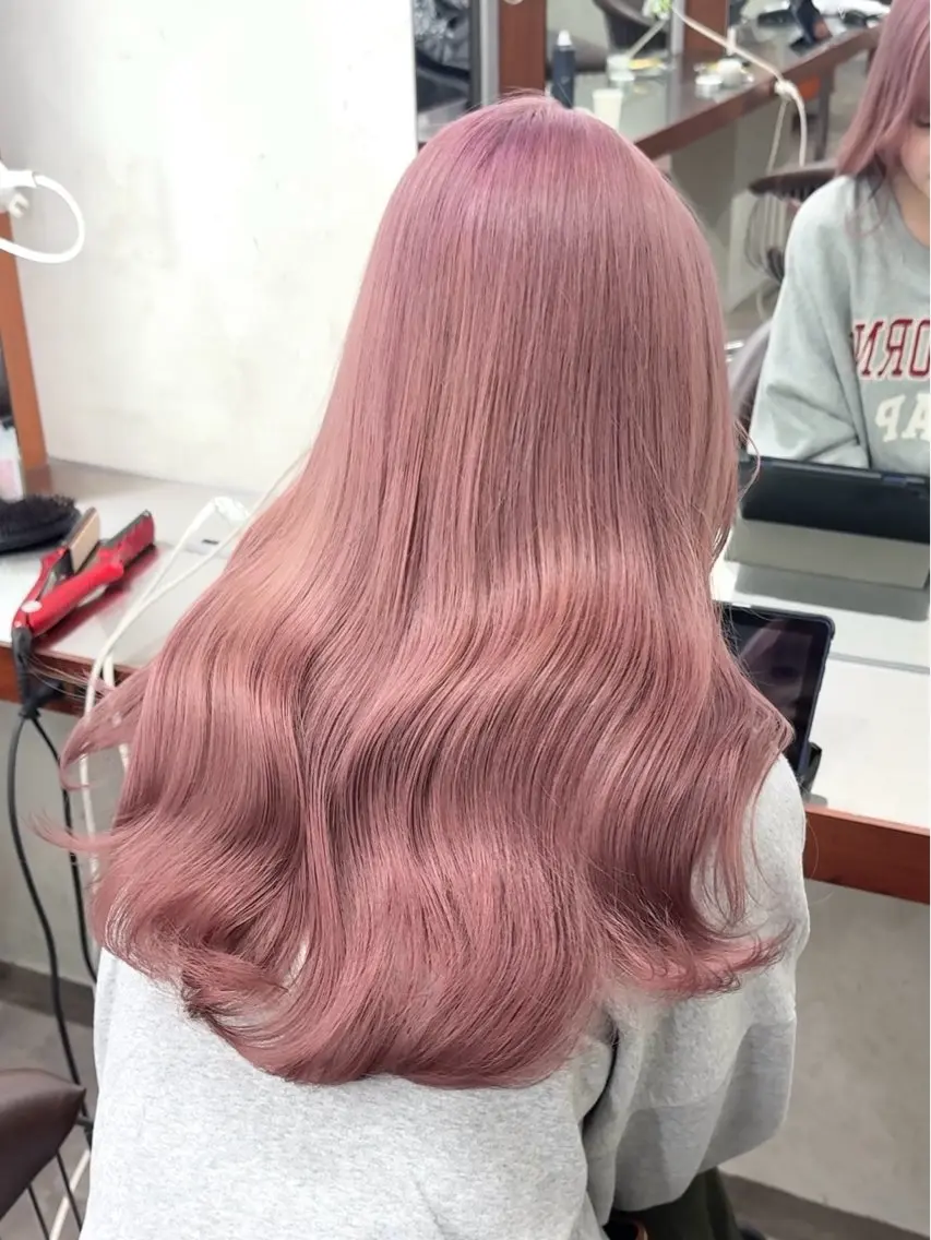 ロング カラー ベージュカラー ブリーチ ケアブリーチ 透明感カラー デザインカラー カット ヘアカラー トリートメント ブリーチ　ハイトーン 特化🌈フジタハルキのヘアスタイル