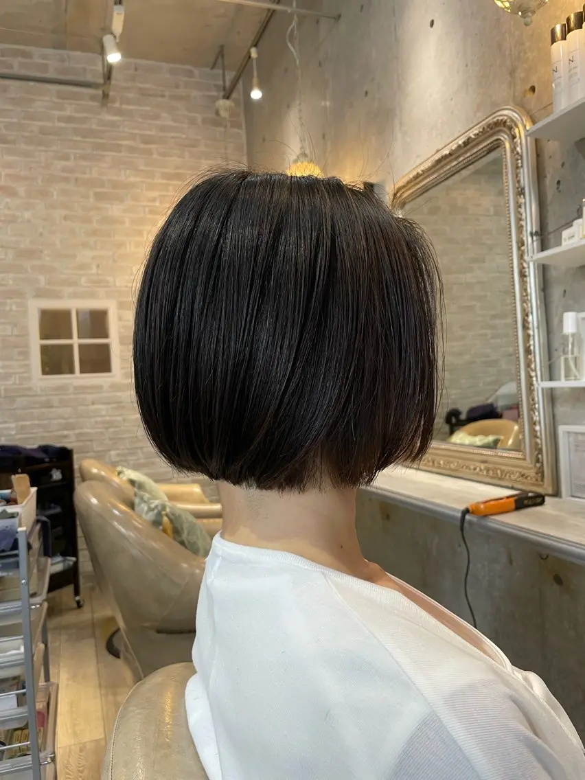 ミディアム カット ヘアカラー トリートメント 南青山 DAMANI タクミのヘアスタイル