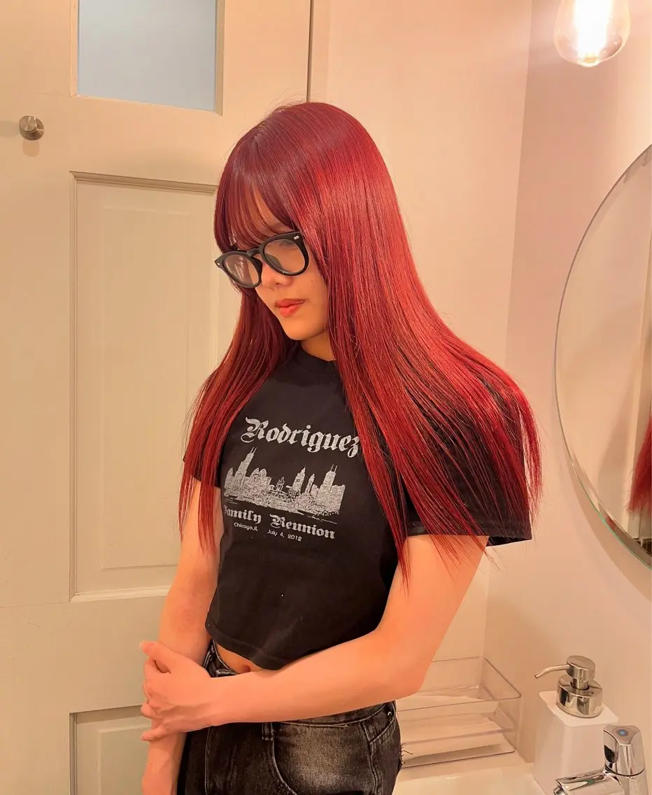 カラー morita yunaのヘアスタイル