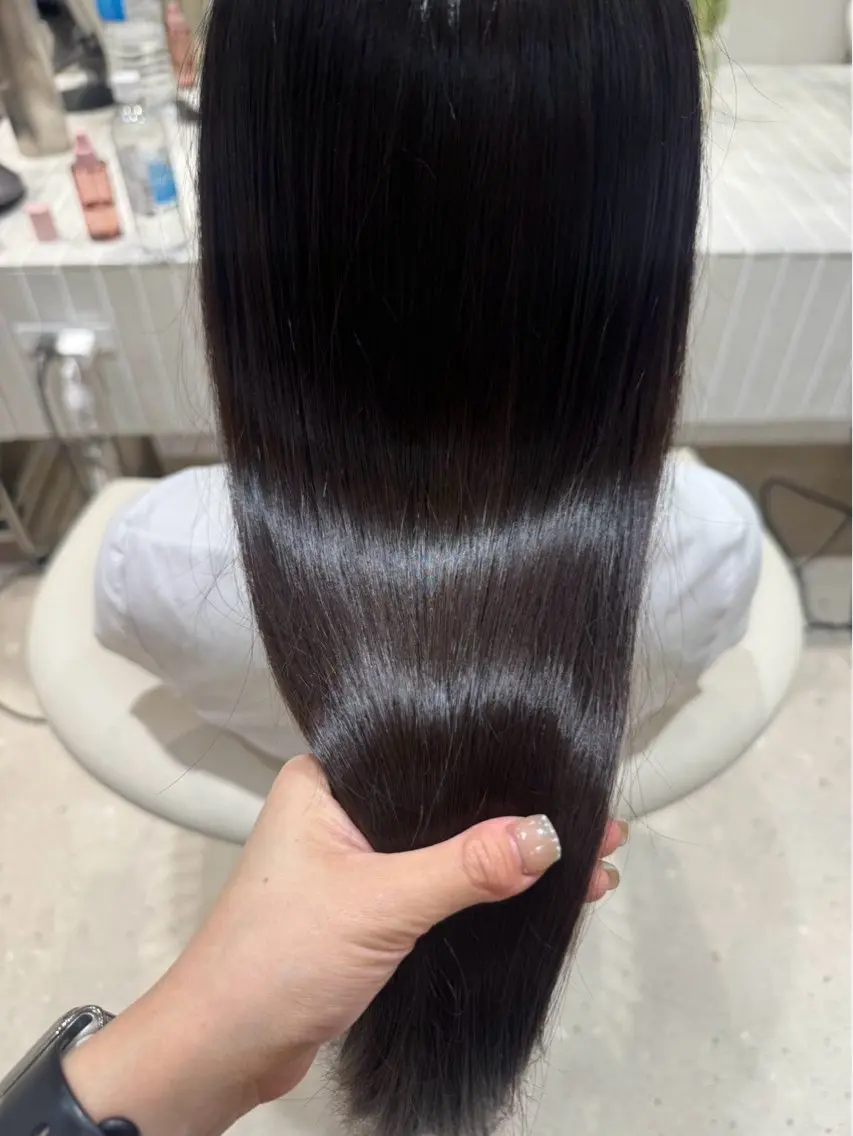 ロング カラー ence銀座 きょうのヘアスタイル