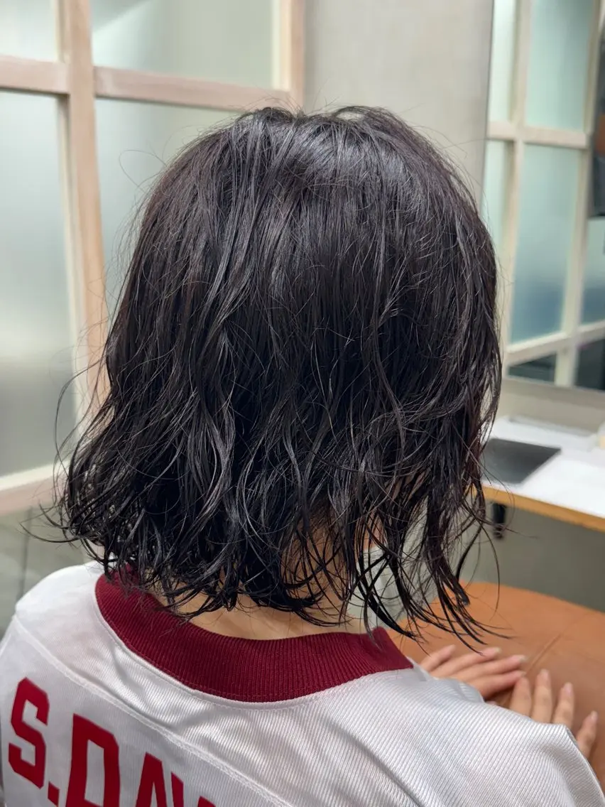ショート カット ヘアカラー トリートメント 新宿 /髪質改善/ レイヤー/ヒュウガのヘアスタイル