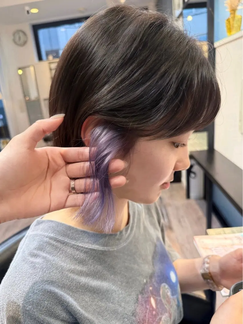 ミディアム Minami Yuiのヘアスタイル