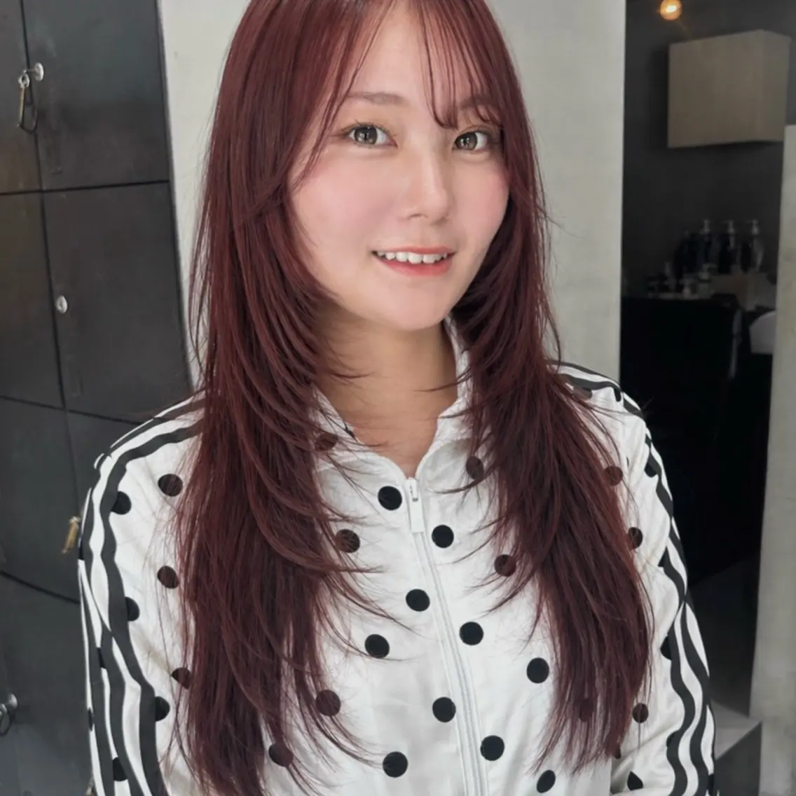 ロング ヘアカラー 🌟kyoka 艶髪ハッシュカットのヘアスタイル