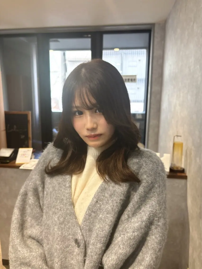 カラー 顔まわり/W カラー/リョウのヘアスタイル