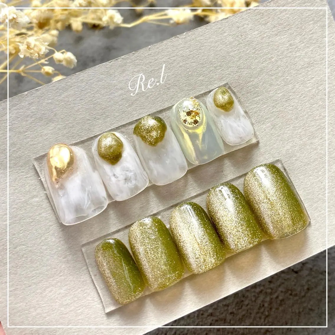 ネイル マグネットネイル モチの良さ◉ フィルインネイル♡のネイルデザイン