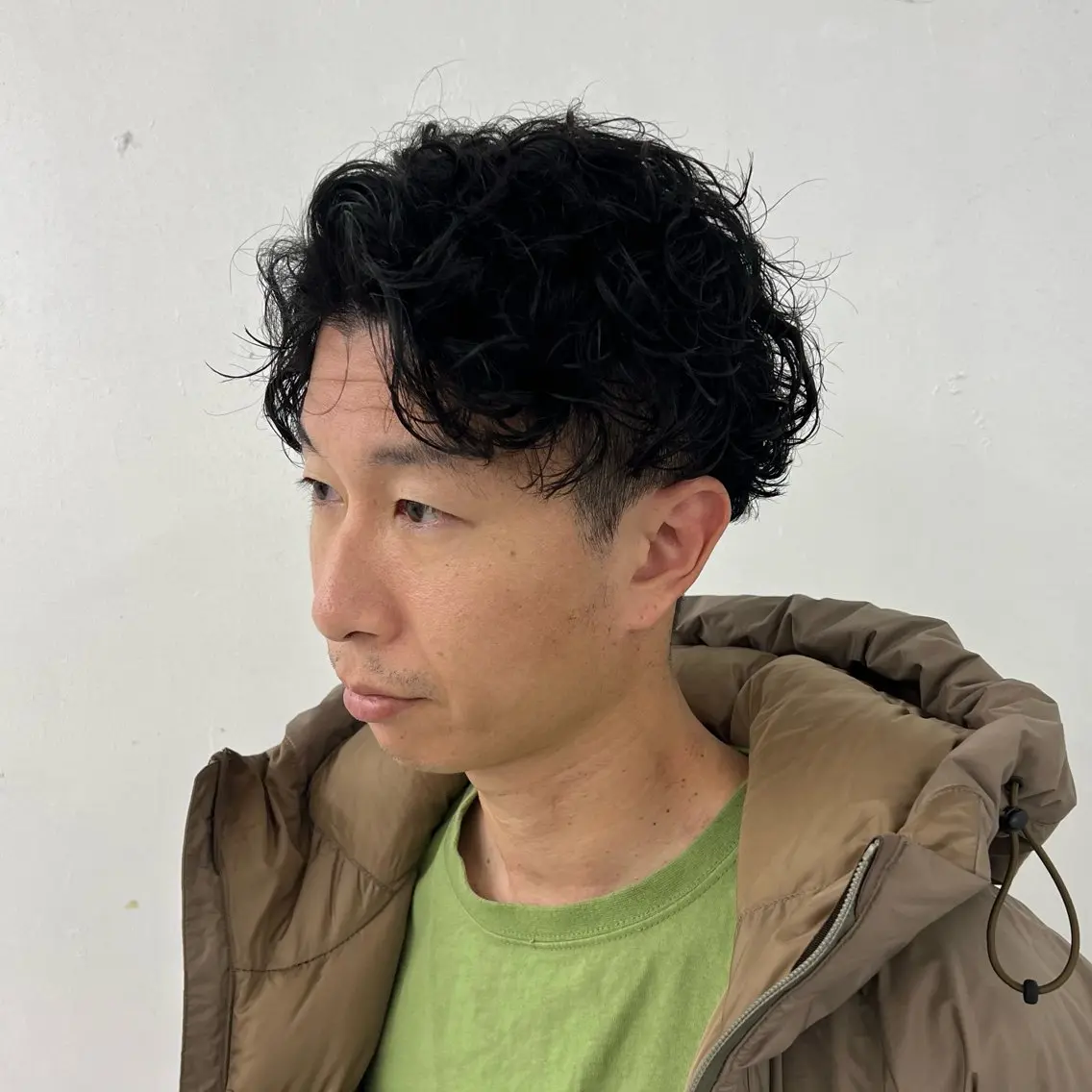 メンズ メンズパーマ 波巻きパーマ 柏メンズパーマ特化 蛯谷 晃裕のヘアスタイル