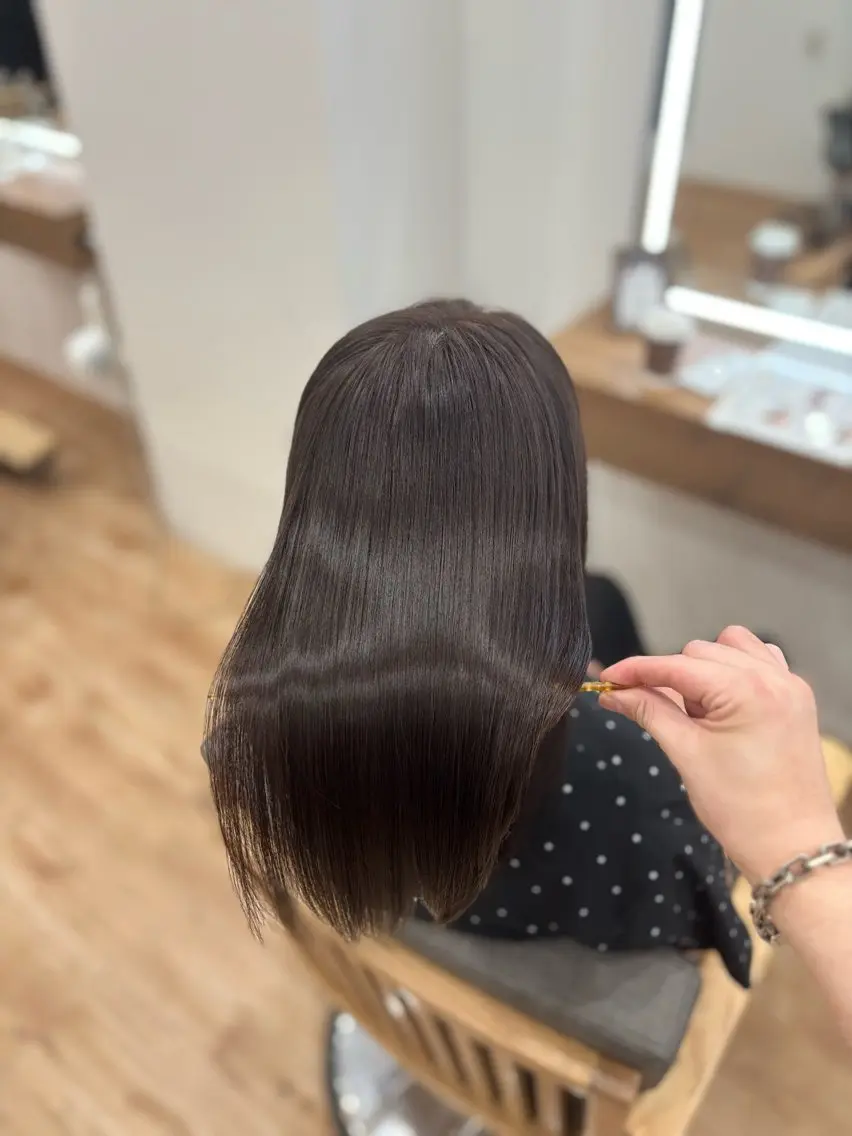 ロング カット ヘアカラー トリートメント little 小濱彰太のヘアスタイル