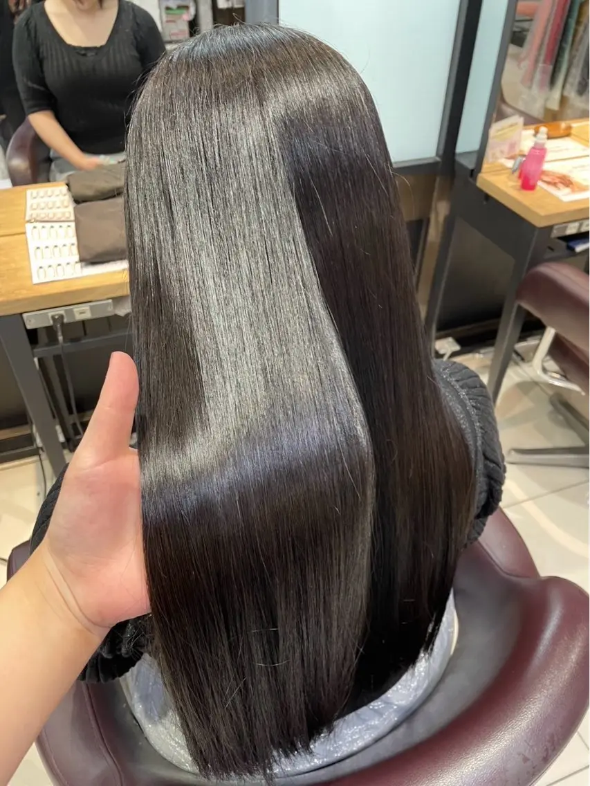 【艶感カラー🫧】(ブリーチなし、ワンカラー)の写真