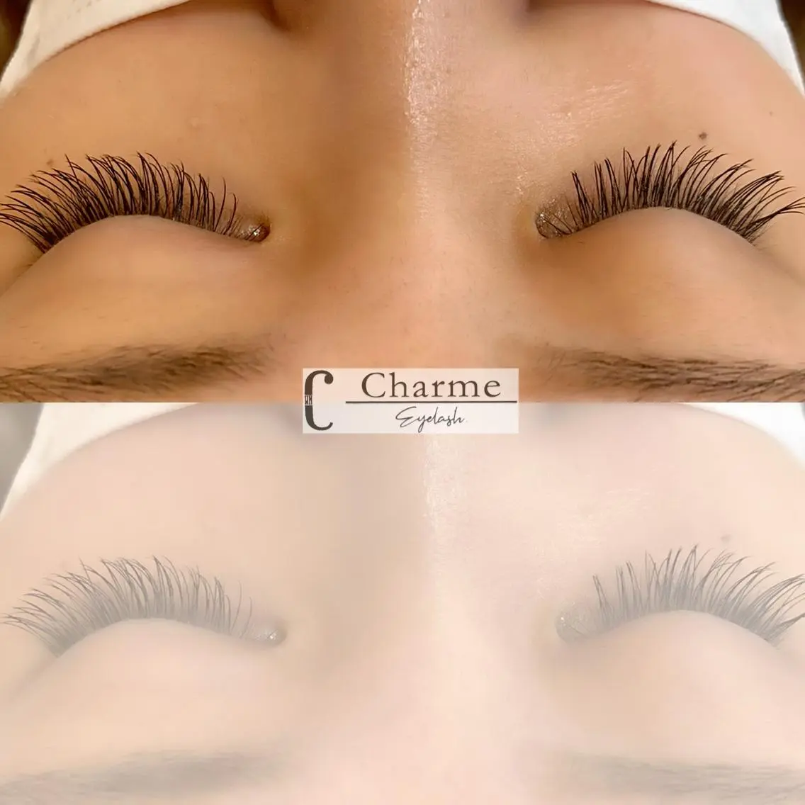 マツエク・マツパ フラットラッシュ 【Charme 】 シャルムのマツエク・マツパデザイン