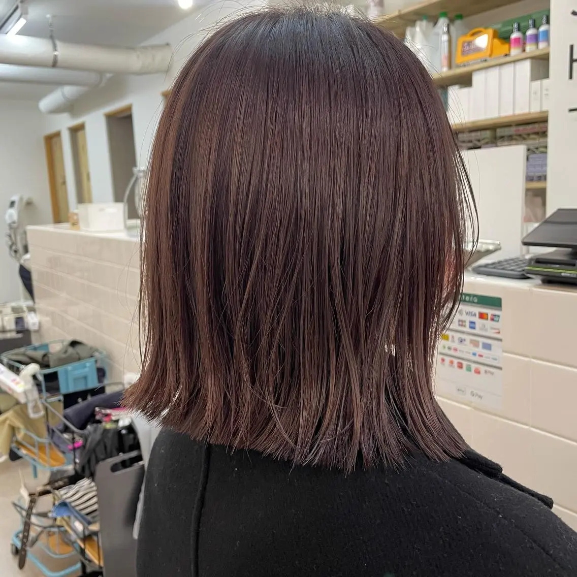 ミディアム アッシュ SUNC/🤎 オオクマ カナエ🤎のヘアスタイル