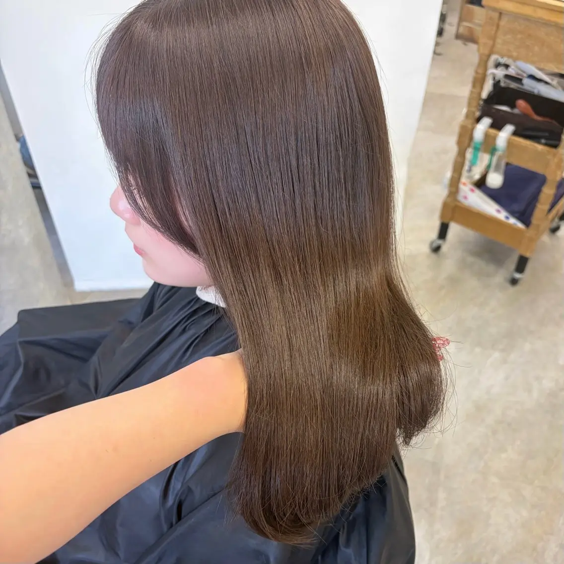 セミロング カラー ヘアカラー トリートメント otoha✳︎ くすみ艶カラーのヘアスタイル