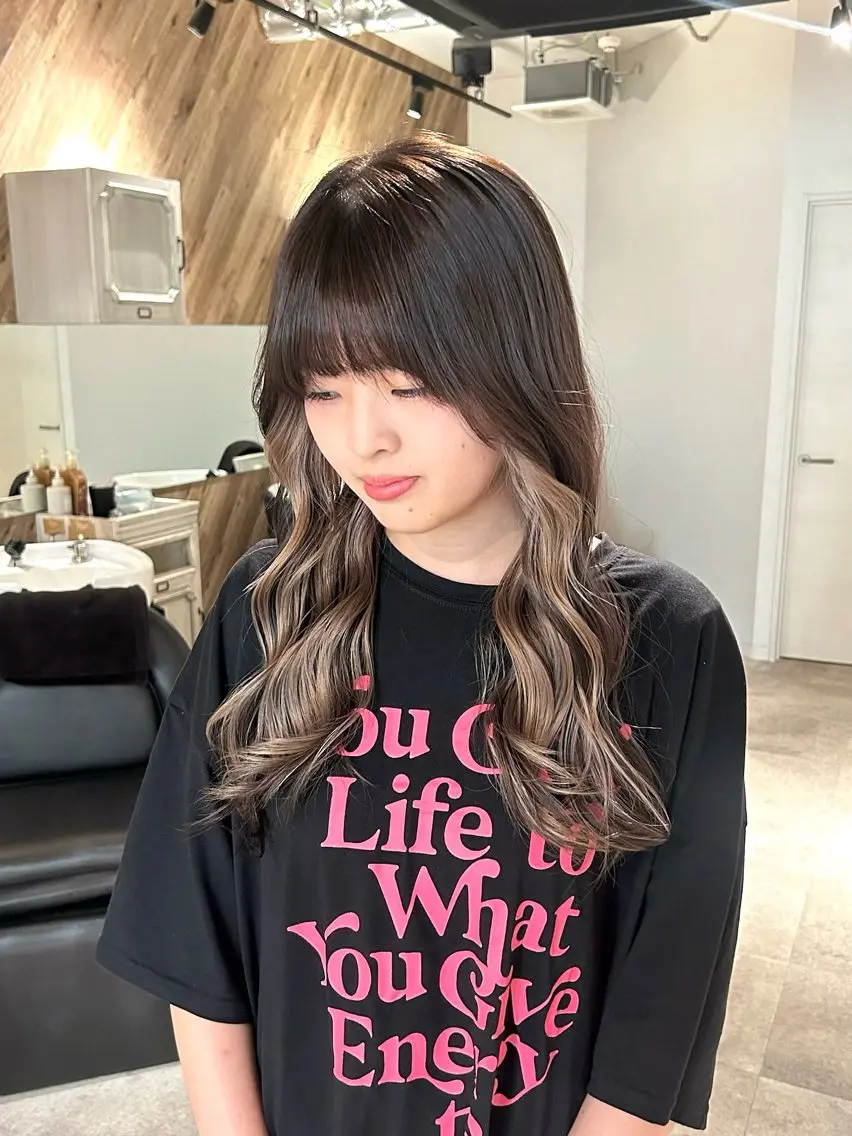 ロング ryo yaのヘアスタイル