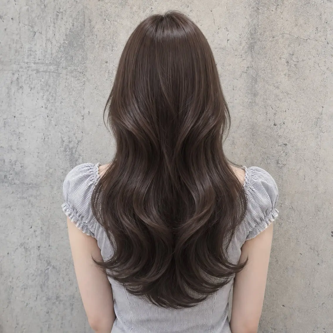 ロング カラー ボブ 髪質改善 レイヤーカット カット ヘアカラー トリートメント 💎小顔前髪＆髪質 改善カラー💎片桐のヘアスタイル