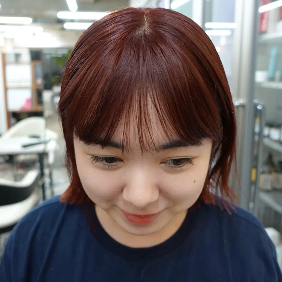 ミディアム カラー ヘアアレンジ ブリーチ ダブルカラー ブリーチなしカラー カット ヘアカラー 🌐サトウ リョウ🌐のヘアスタイル