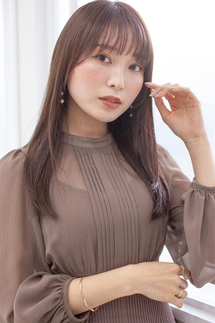 カラー ヘアカラー トリートメント いのうえ ももかのヘアスタイル