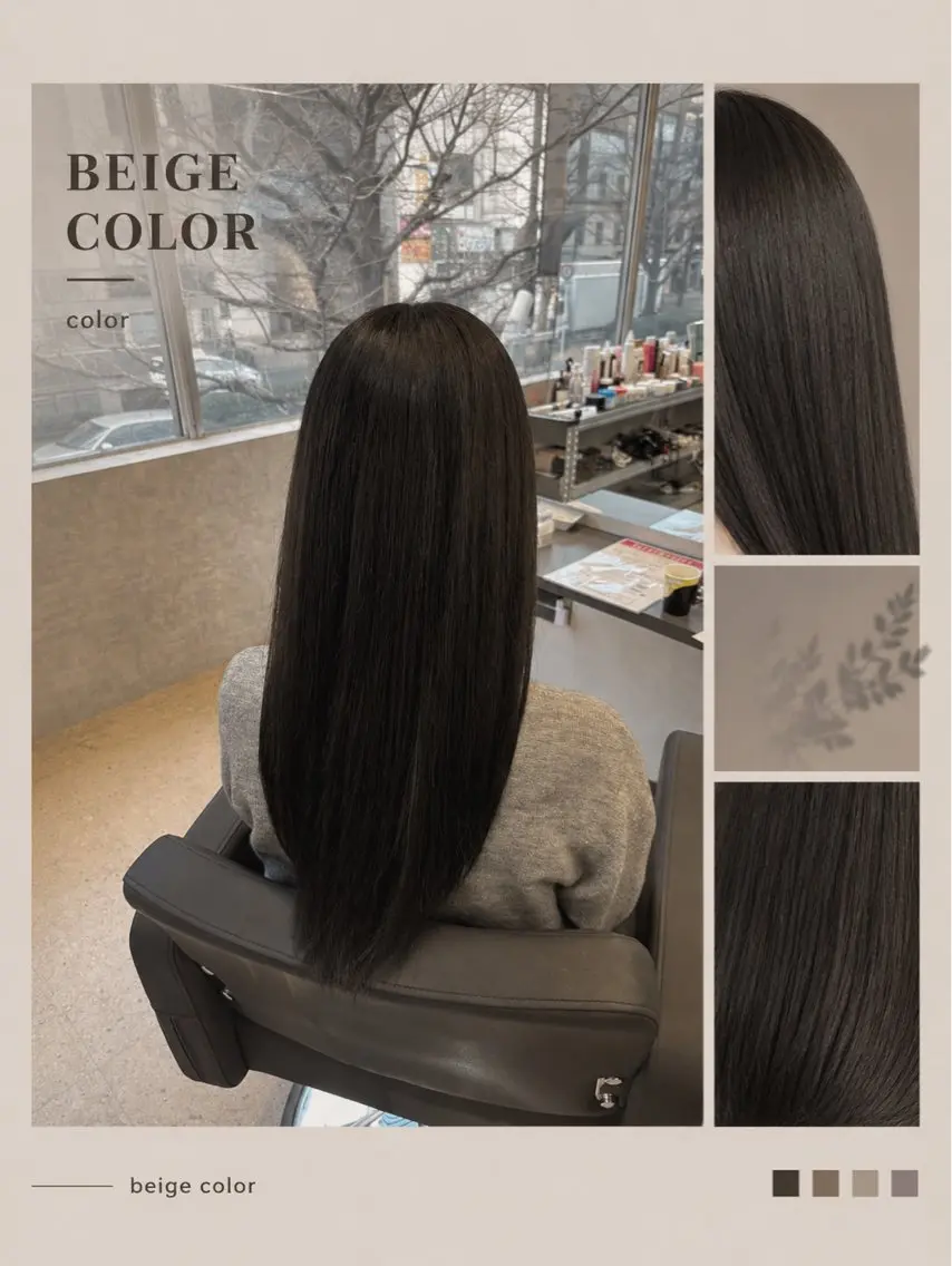 ロング カラー ブリーチ 透明感カラー グレージュ ブリーチなしカラー オレンジ ヘアカラー 🦥じゅんぺい∕仙台 ∕艶髪∕カラー特化✨のヘアスタイル