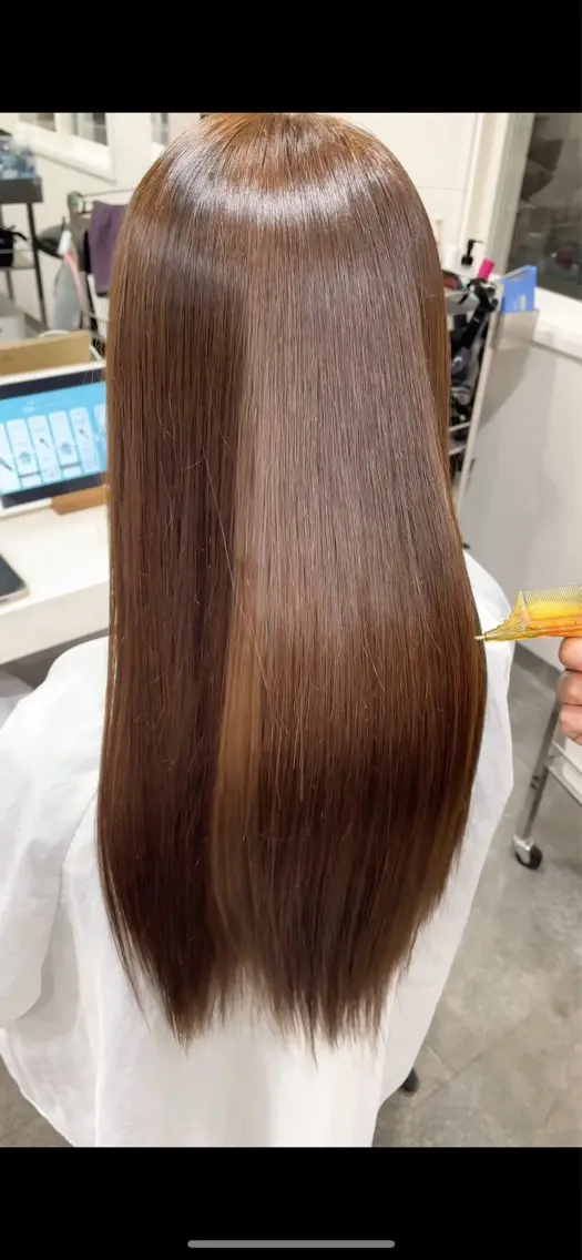 ロング 縮毛矯正 美髪矯正特化美容師✨ あんりのヘアスタイル