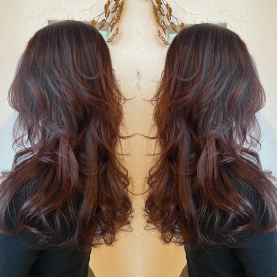 ロング カラー パーマ ヘアアレンジ メンズ ネイル 外国人風カラー レイヤーカット 豊橋美容院 ソンリエのヘアスタイル