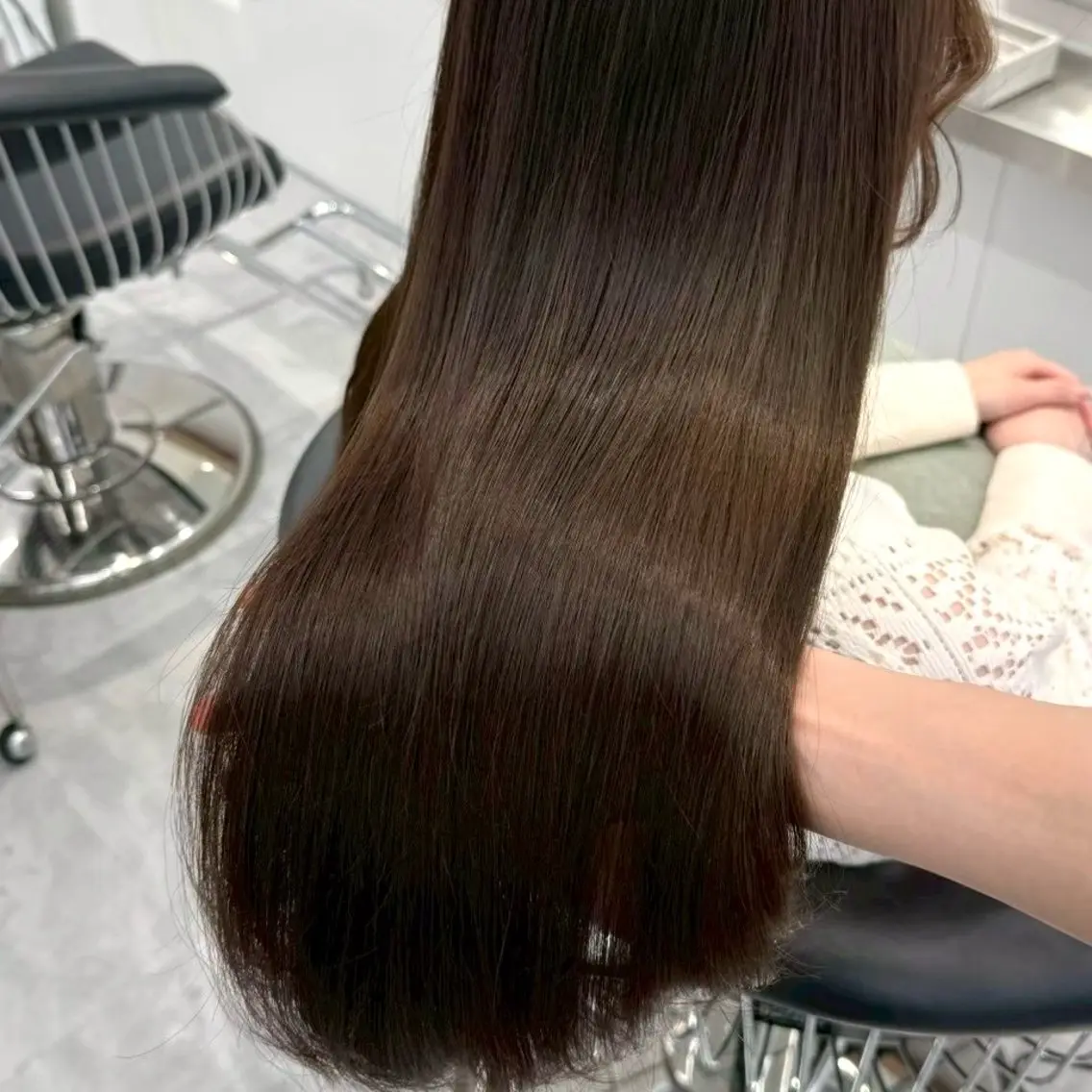 ロング カラー ヘアカラー Parve Mix 森 美遥🩶⛓️のヘアスタイル