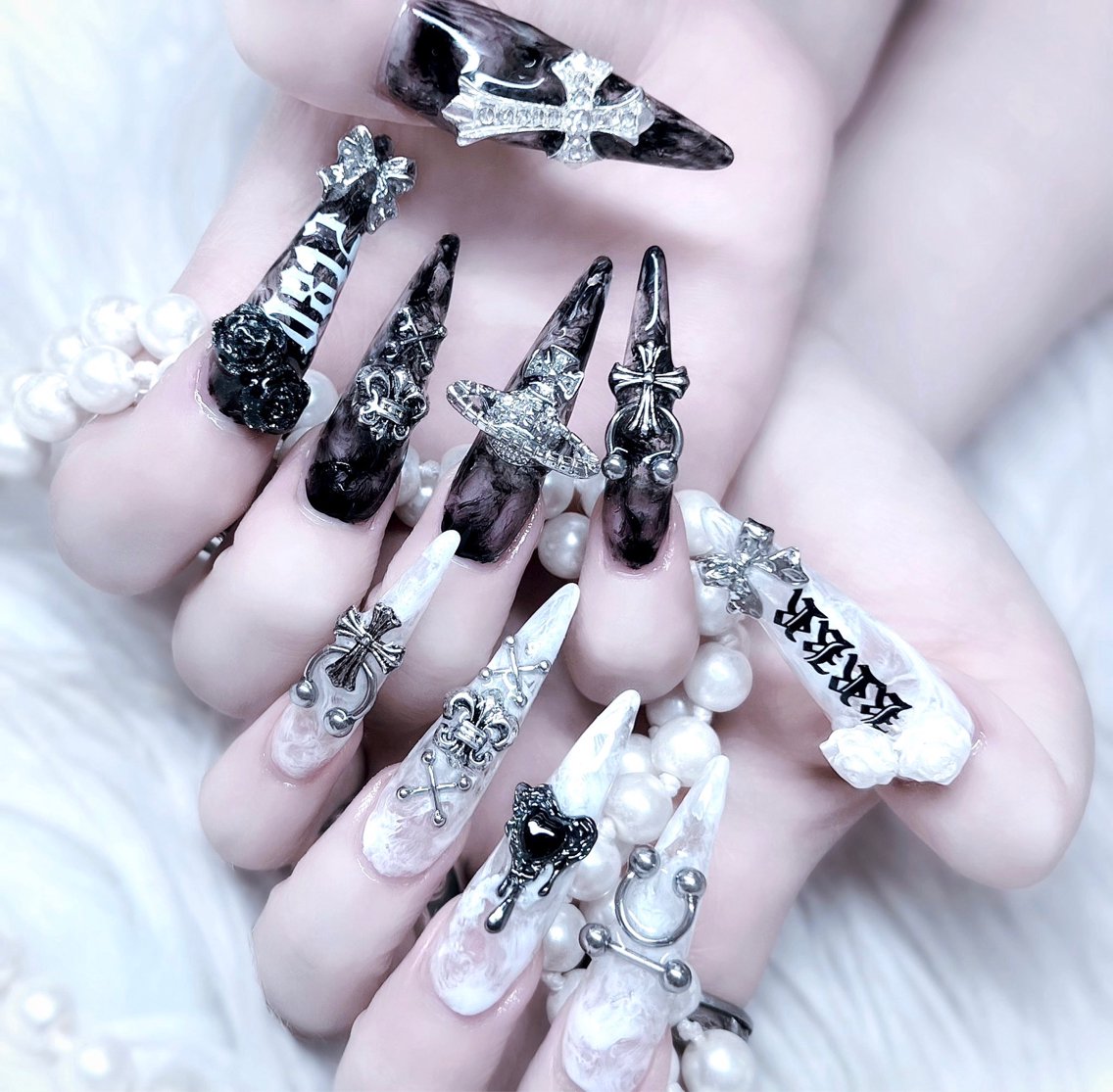 ネイル 長さ出し ジェルネイル 韓国ネイル 持ち込み ワンホンネイル ハンドネイル Sora nail 長さ出し専門店のネイルデザイン