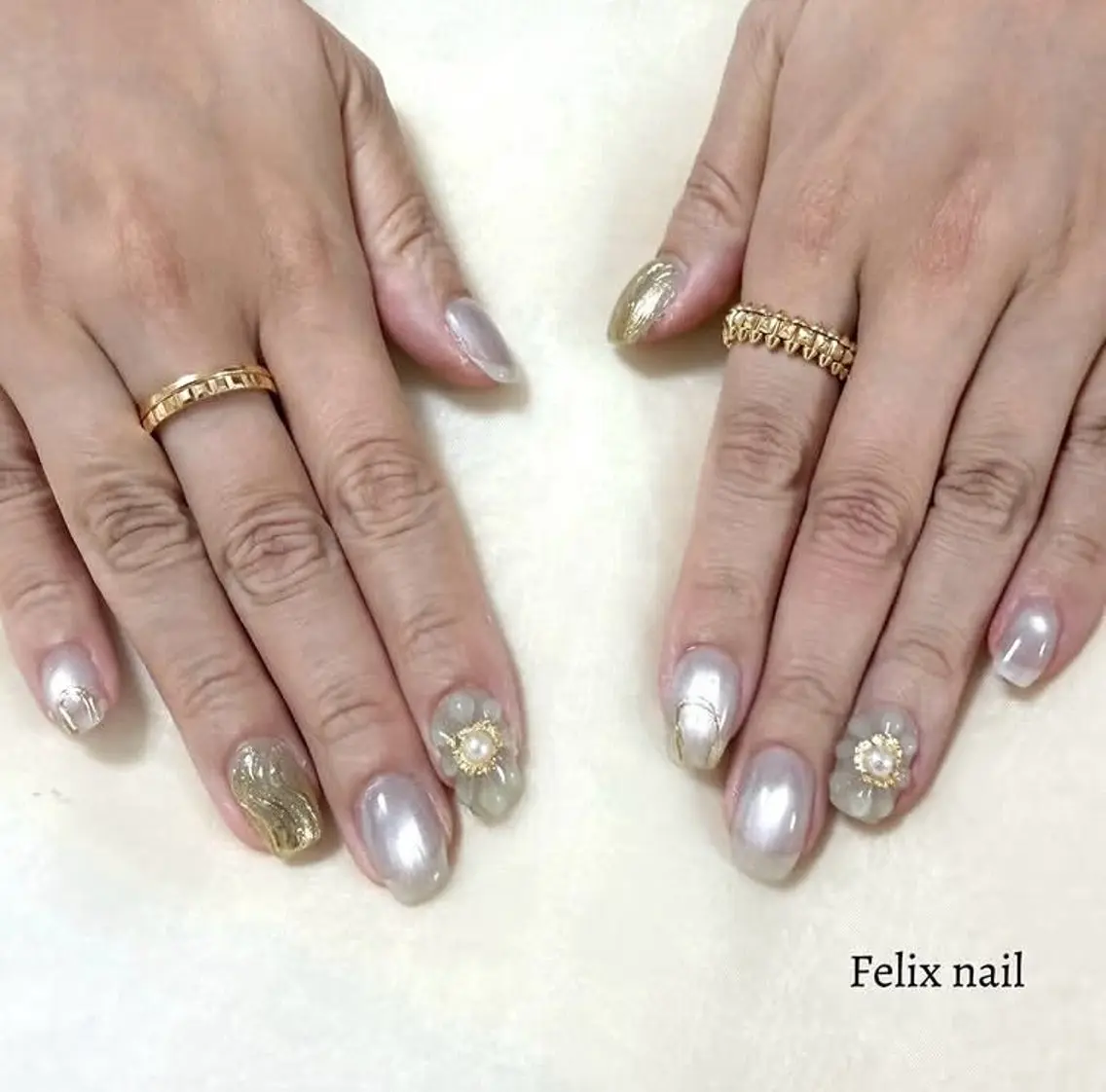 ネイル ハンドネイル Felix nail Aya🍬のネイルデザイン