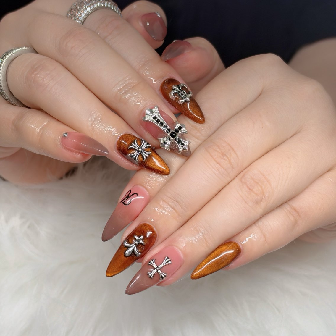 ネイル フットネイル フレンチネイル グラデーション 韓国ネイル ロングネイル ハンドネイル Hani Nail Salonのネイルデザイン