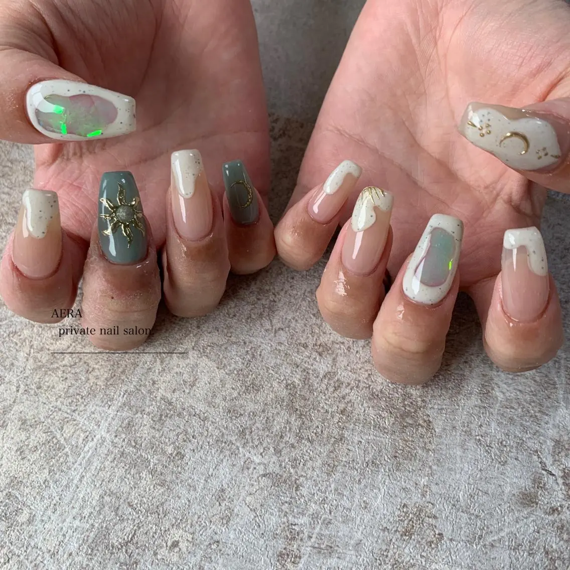 ネイル AERA nail shino🐱⸝꙳のネイルデザイン