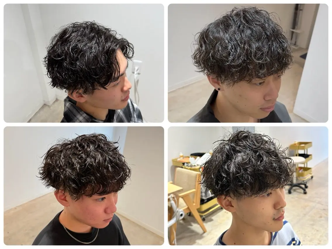 💫カット＋ケアメンズパーマ【ツイスト、波巻きなど】💫の写真