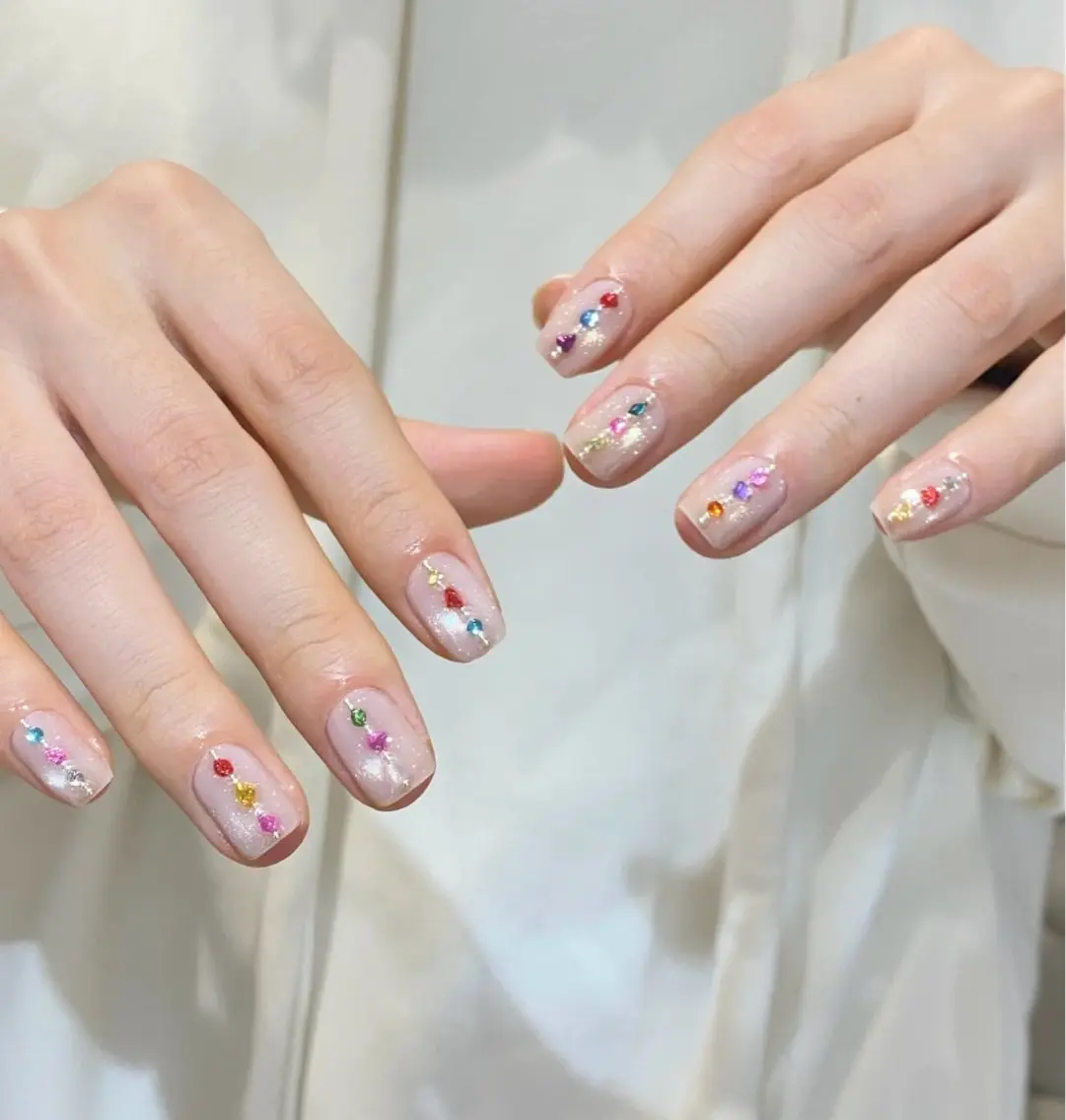 ネイル アートネイル チークネイル 長さ出し フットネイル ジェルネイル For you. Nail Salonのネイルデザイン
