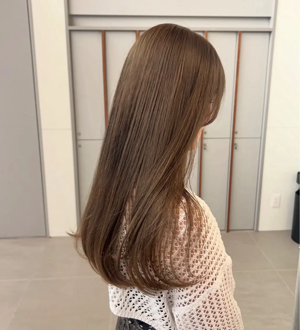 ロング カラー ヘアカラー ダブル透明感カラー/ ロングカット/Rioのヘアスタイル