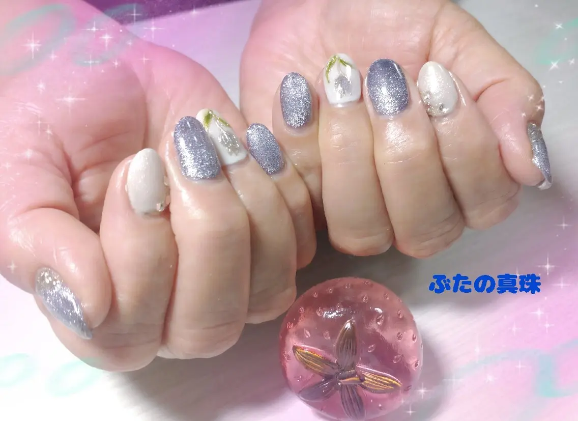 ネイル ハンドネイル 林 珠里のネイルデザイン