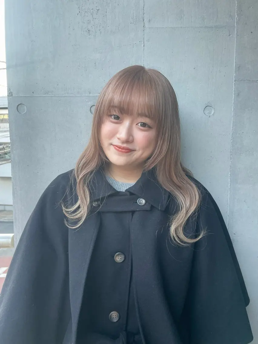 カラー ブリーチ 透明感カラー ヘアカラー トリートメント ミルクティーベージュ ブリーチ🖤サヤカのヘアスタイル