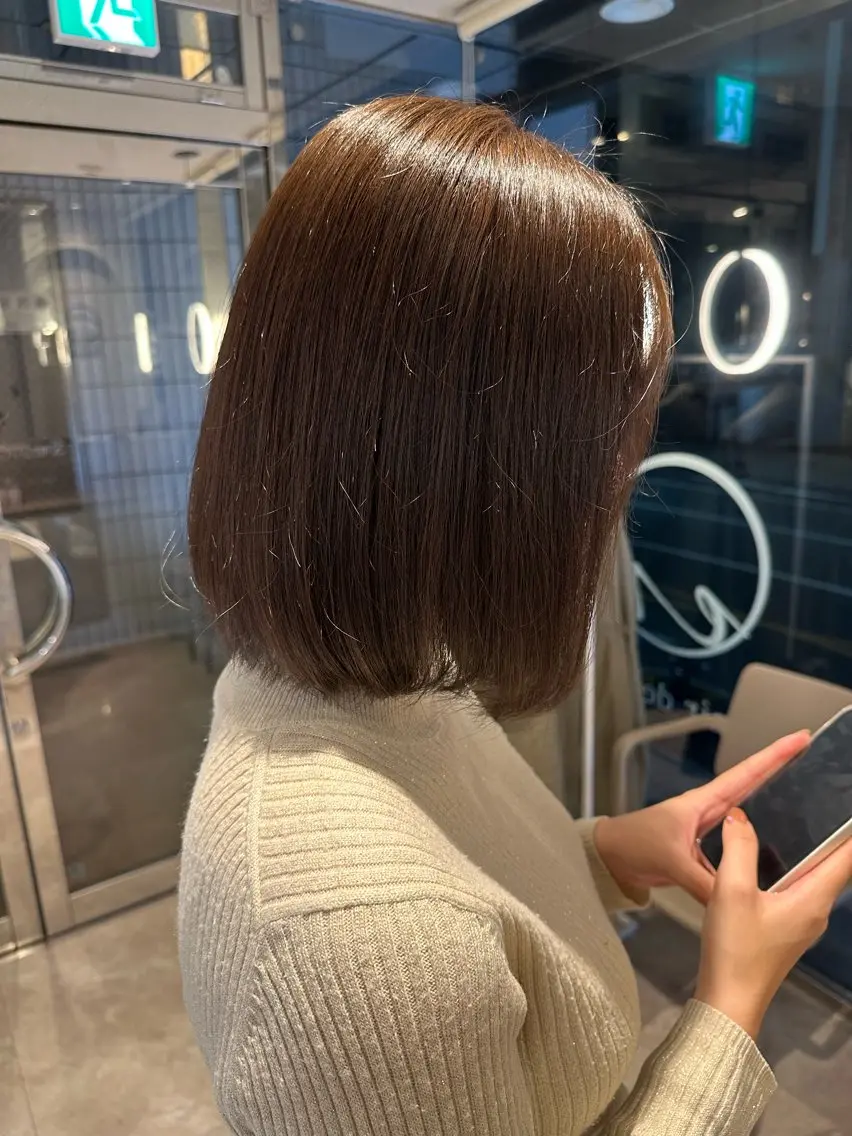 ボブ限定(2cm以上切らせていただける方のみ)の写真