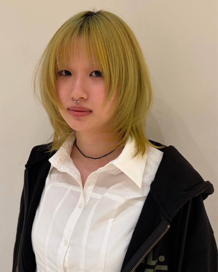 ミディアム ハッシュカット Riko/ カットモデル募集❤︎のヘアスタイル
