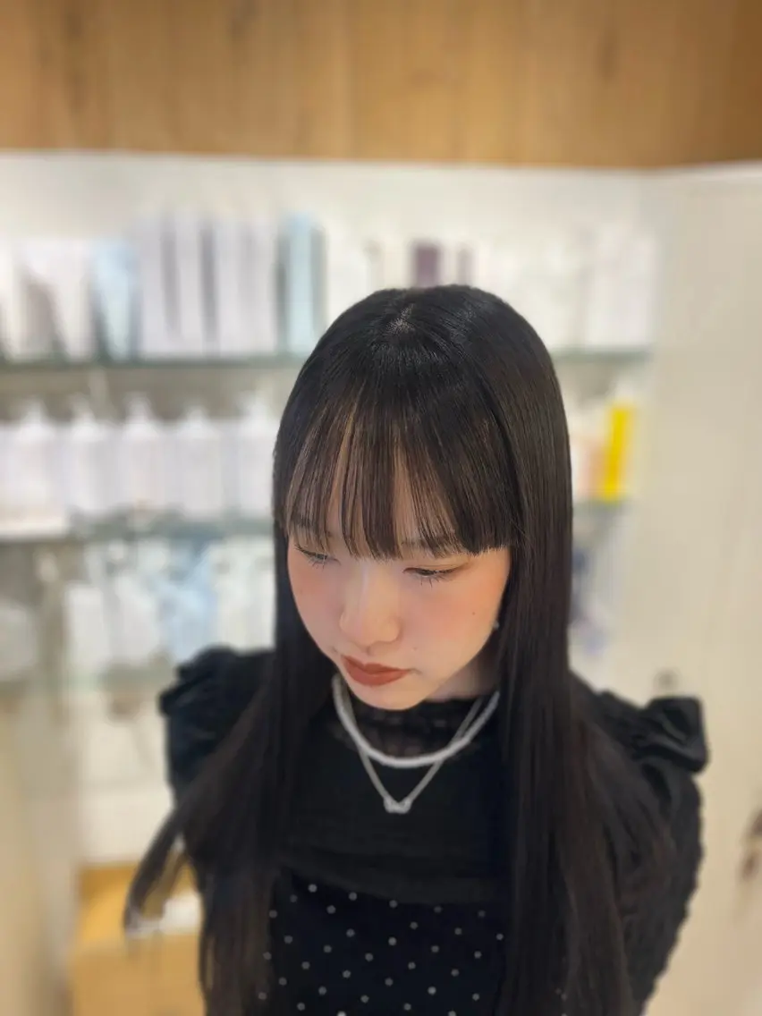 ロング ヘアカラー あらいしほ /ダブルカラーのヘアスタイル