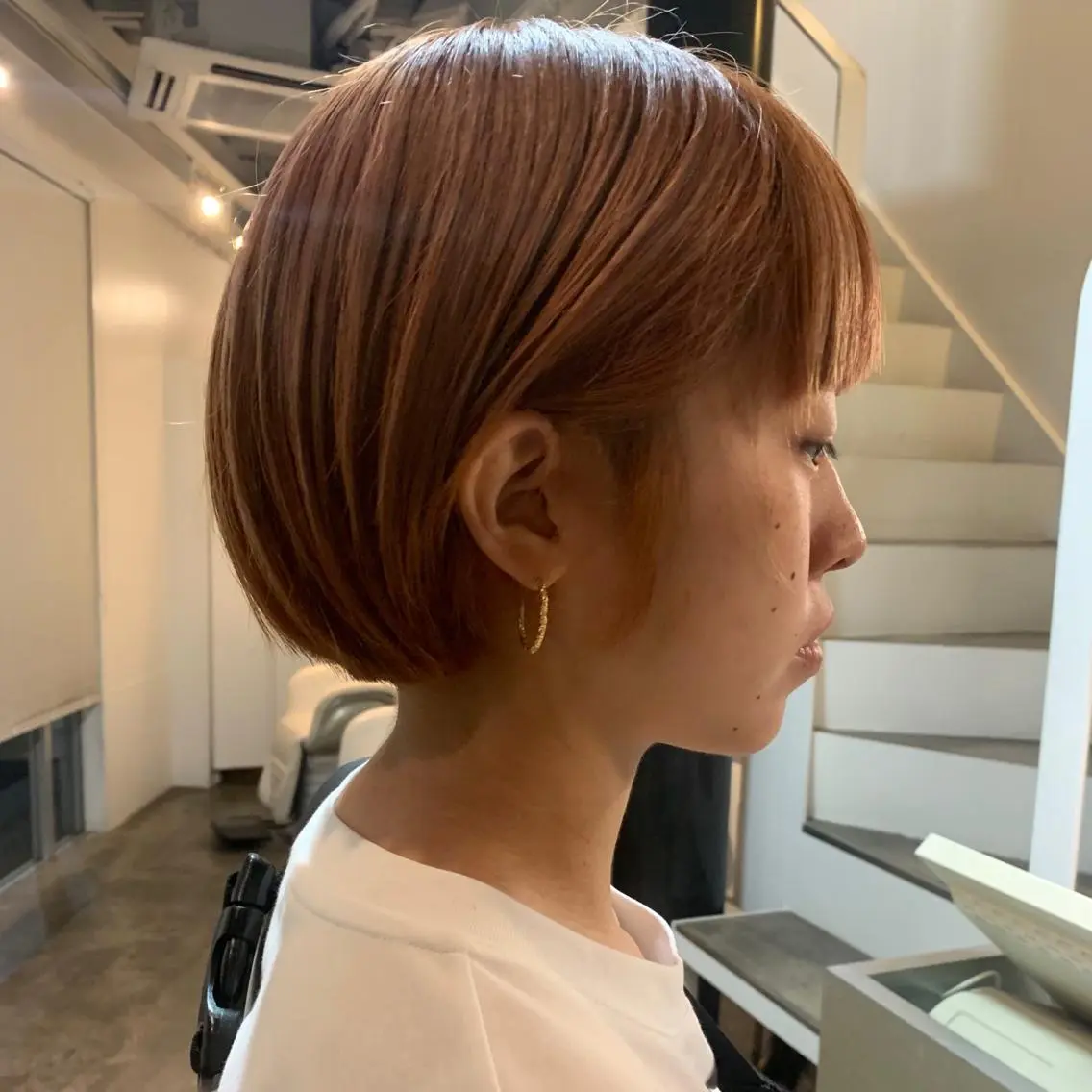 ショート ショートヘア 末次 史奈のヘアスタイル