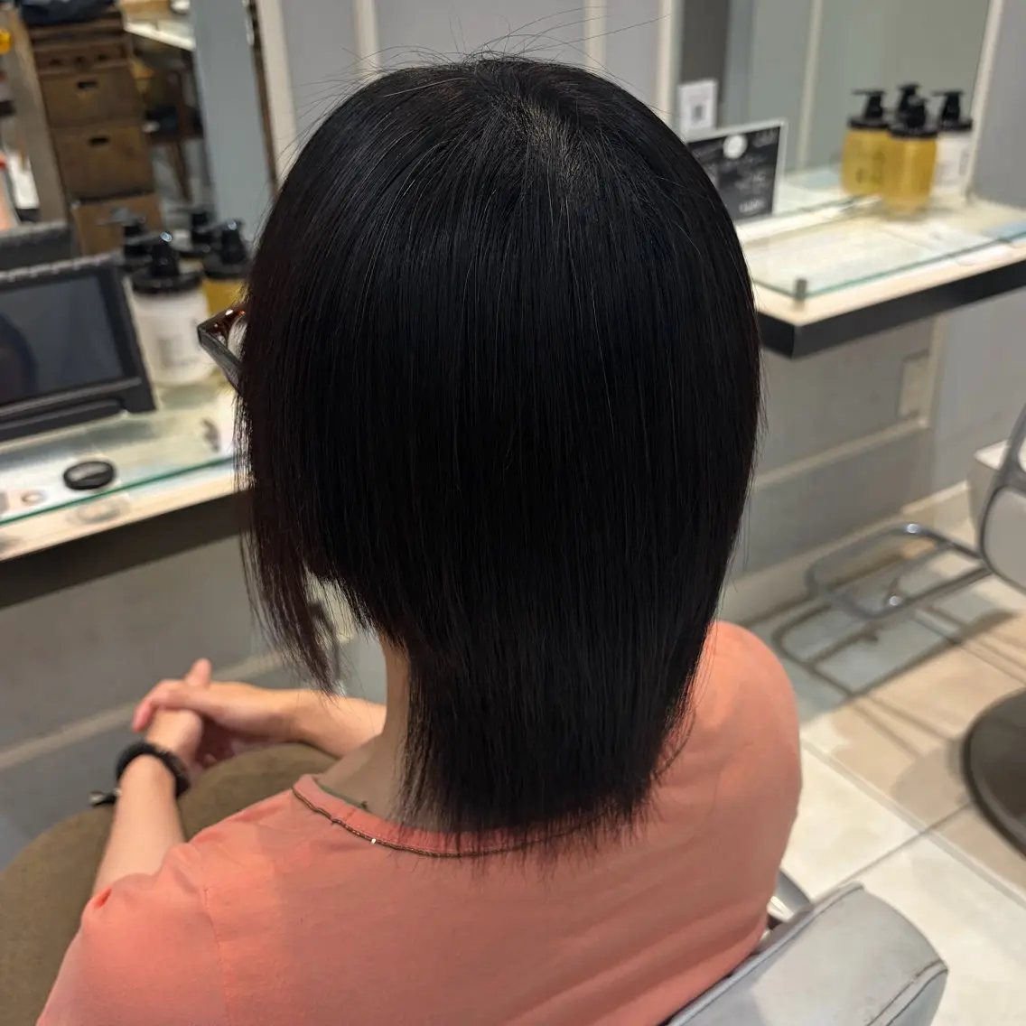 ショート 縮毛矯正 🌱‬‪kou紅🌱 モデル募集中🦋のヘアスタイル