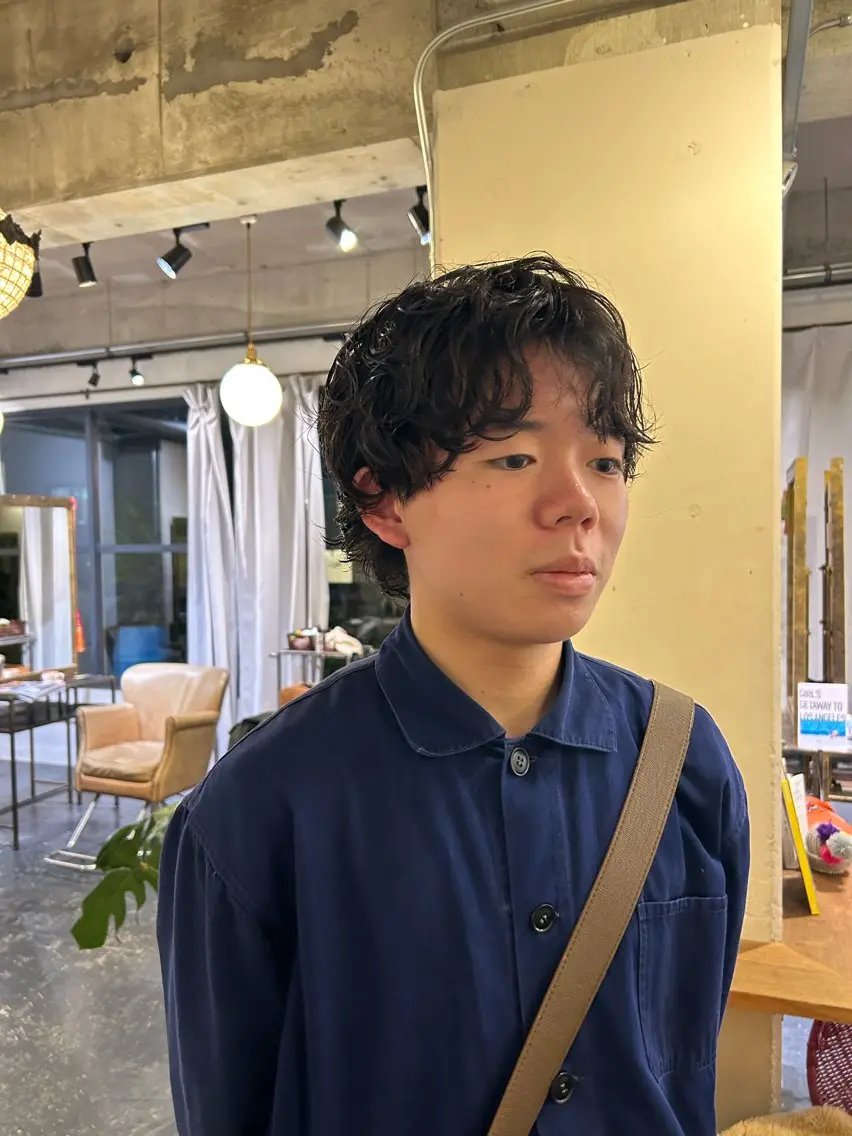 パーマ メンズ はな SPURのヘアスタイル