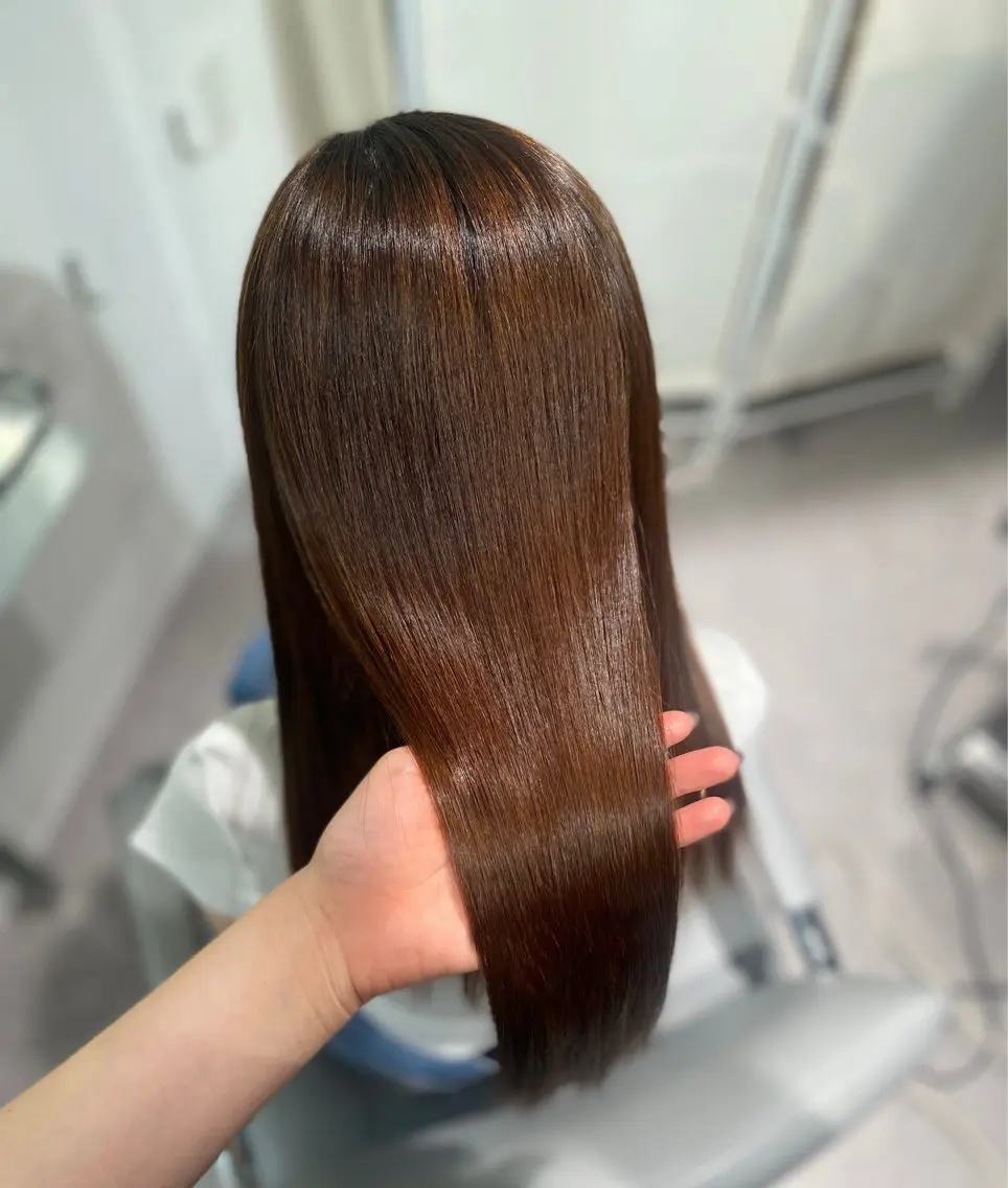 セミロング トリートメント 川村 歩夏のヘアスタイル