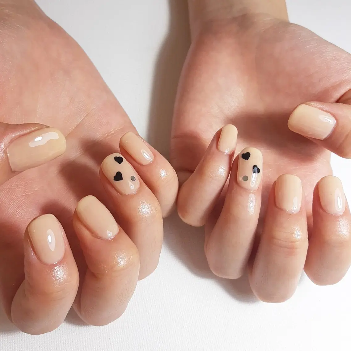 ネイル ジェルネイル 持ち込み ワンカラーネイル ショートネイル ハンドネイル owlnail /持込みデザイン専門のネイルデザイン