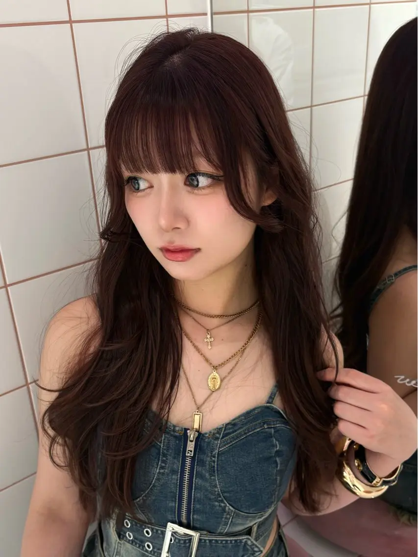 ロング カット ヘアカラー まさとお洒落 色気個性ヘアのヘアスタイル