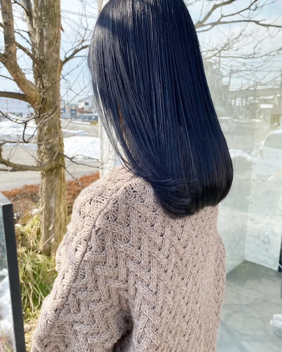 セミロング 森田 雄政のヘアスタイル