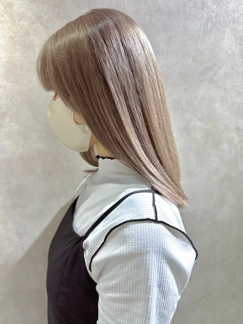 《初回〜3回目までご利用可!》🍀【ブリーチ込み】 ダブルカラー+トリートメント🍀の写真