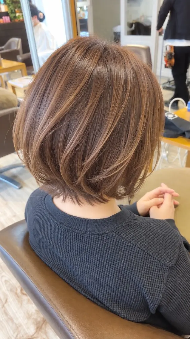 ショート ヘアカラー トリートメント WE BE PARSLEY2のヘアスタイル
